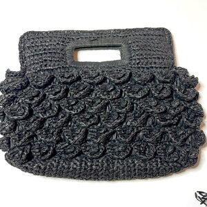 Vintage J.Crew Raffia Clutch